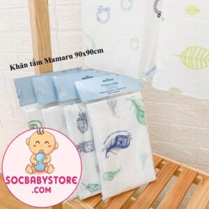 Khăn Tắm MamaRu 90x90cm