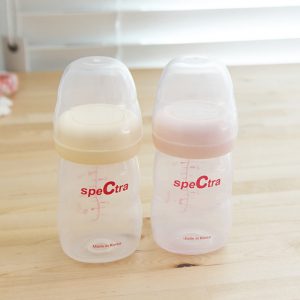 BỘ 2 BÌNH TRỮ SỮA CỔ RỘNG SPECTRA 160ML