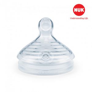 BỘ 2 NÚM TI NUK NATURE SENSE SILICONE S ( 3 Lỗ )