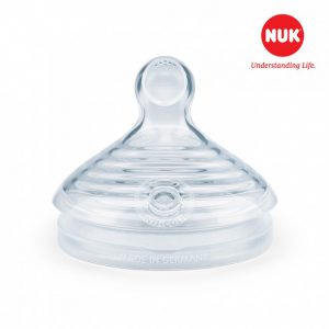 BỘ 2 NÚM TI NUK NATURE SENSE SILICONE M ( 6 Lỗ )