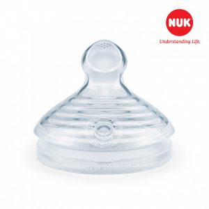 BỘ 2 NÚM TI NUK NATURE SENSE SILICONE L ( 9 Lỗ )