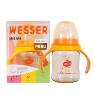 Bình sữa Wesser PESU (cổ rộng) 180ml