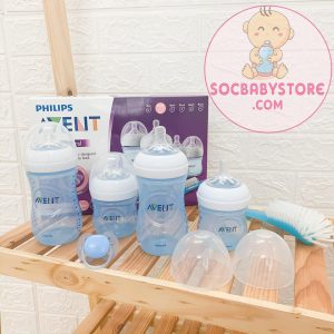 BỘ BÌNH SỮA THIẾT KẾ TỰ NHIÊN PHILIPS AVENT – MÀU XANH