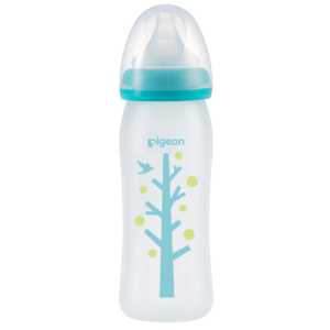 Bình sữa thủy tinh silicon Pigeon 240ml