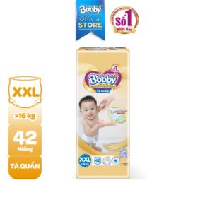 Tã Quần Bobby Extra Soft Dry Size XXL 42 miếng