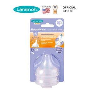 Núm ti Lansinoh size M cho bé từ 3-6 tháng