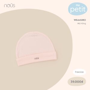 Nón sơ sinh Nous – Màu Hồng