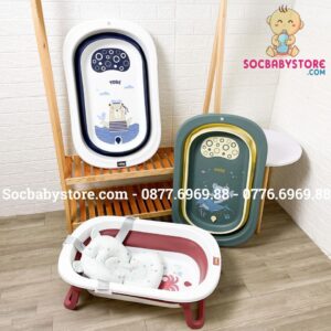 Chậu tắm gấp gọn kèm phao ToBé