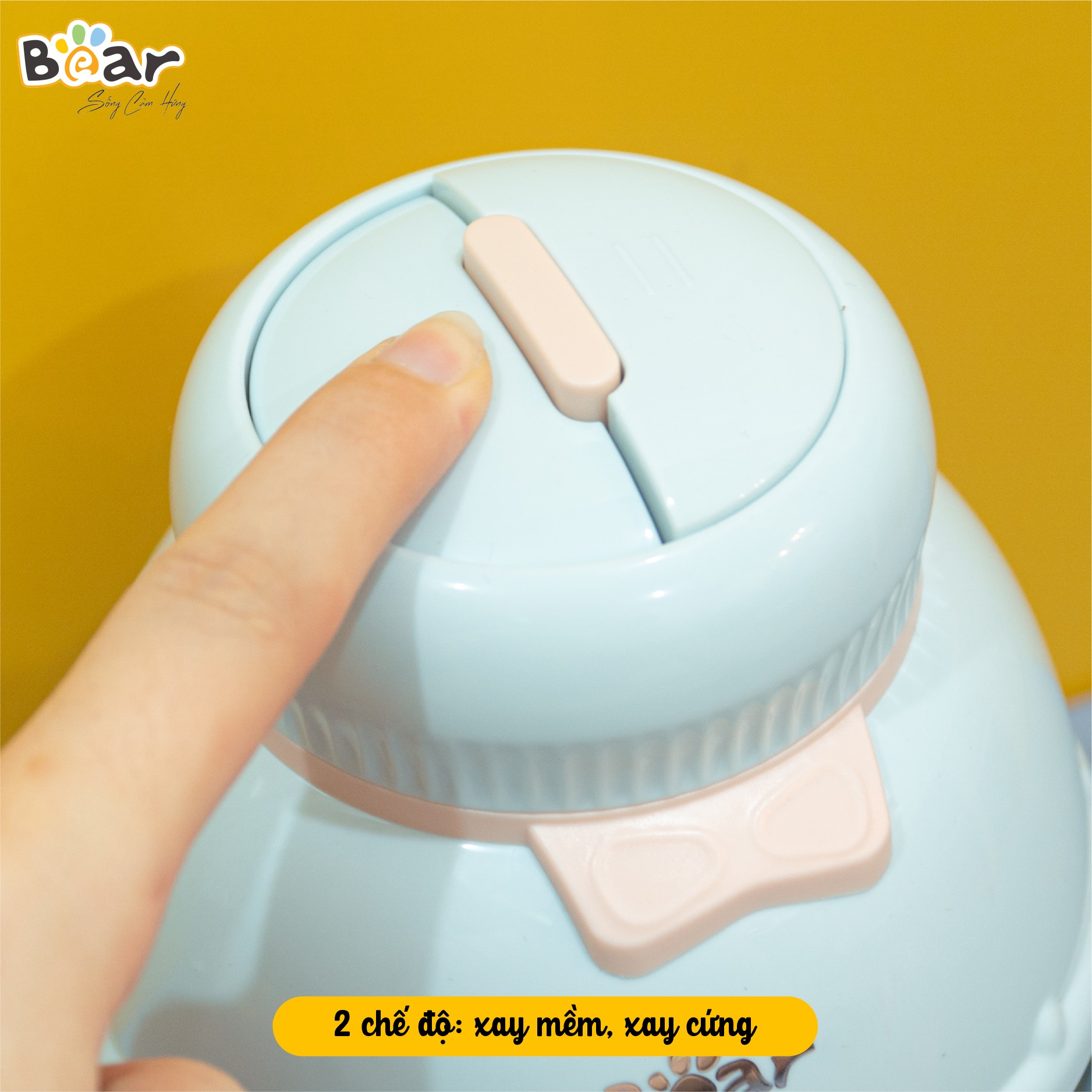 Máy xay ăn dặm đa năng Bear 0.6L