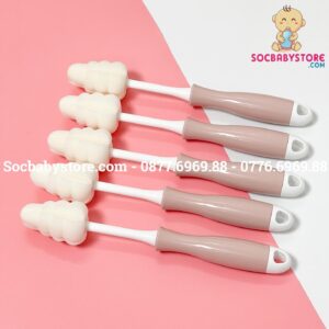 Bộ 5 cọ vệ sinh bình sữa và núm ti TGM