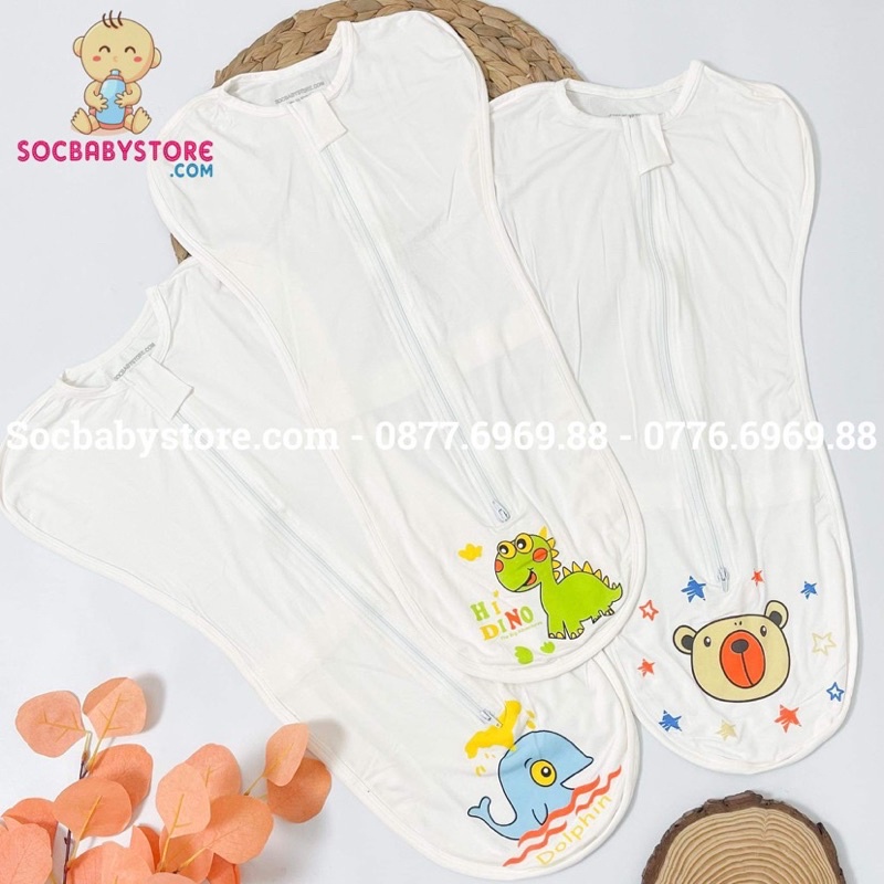 Nhộng chũn cho bé vải sợi tre THT