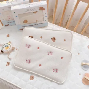 Gối sơ sinh Airmesh cotton waffle Monona