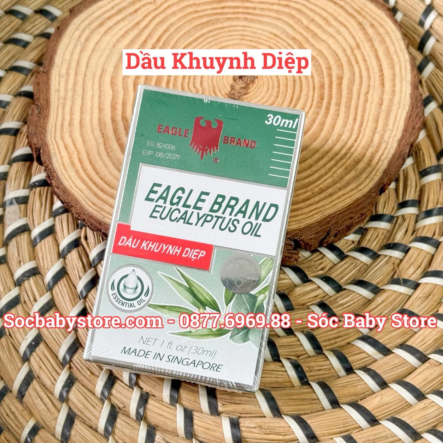 Dầu Khuynh Diệp Con Ó Eagle Brand Eucalyptus Oil 30ml