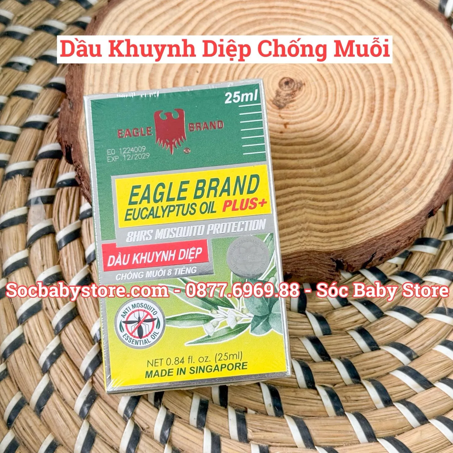 Dầu khuynh diệp Con Ó Eagle Brand Eucalyptus Oil Plus+