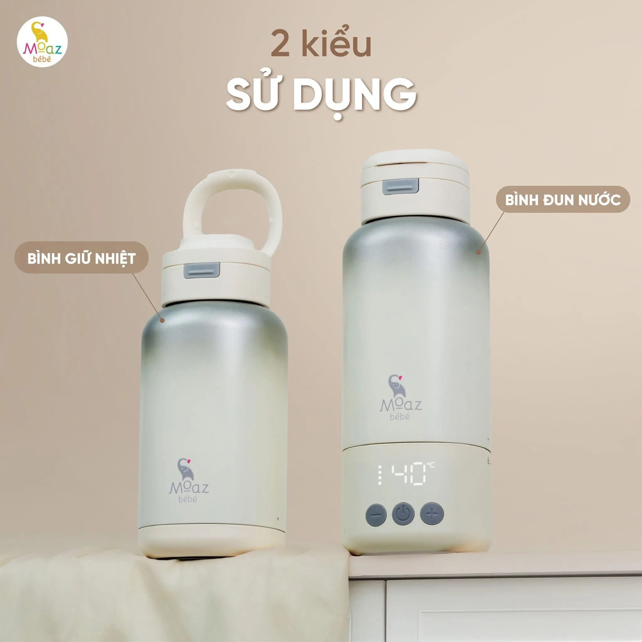 Bình đun nước di động cầm tay Moaz BéBé MB114